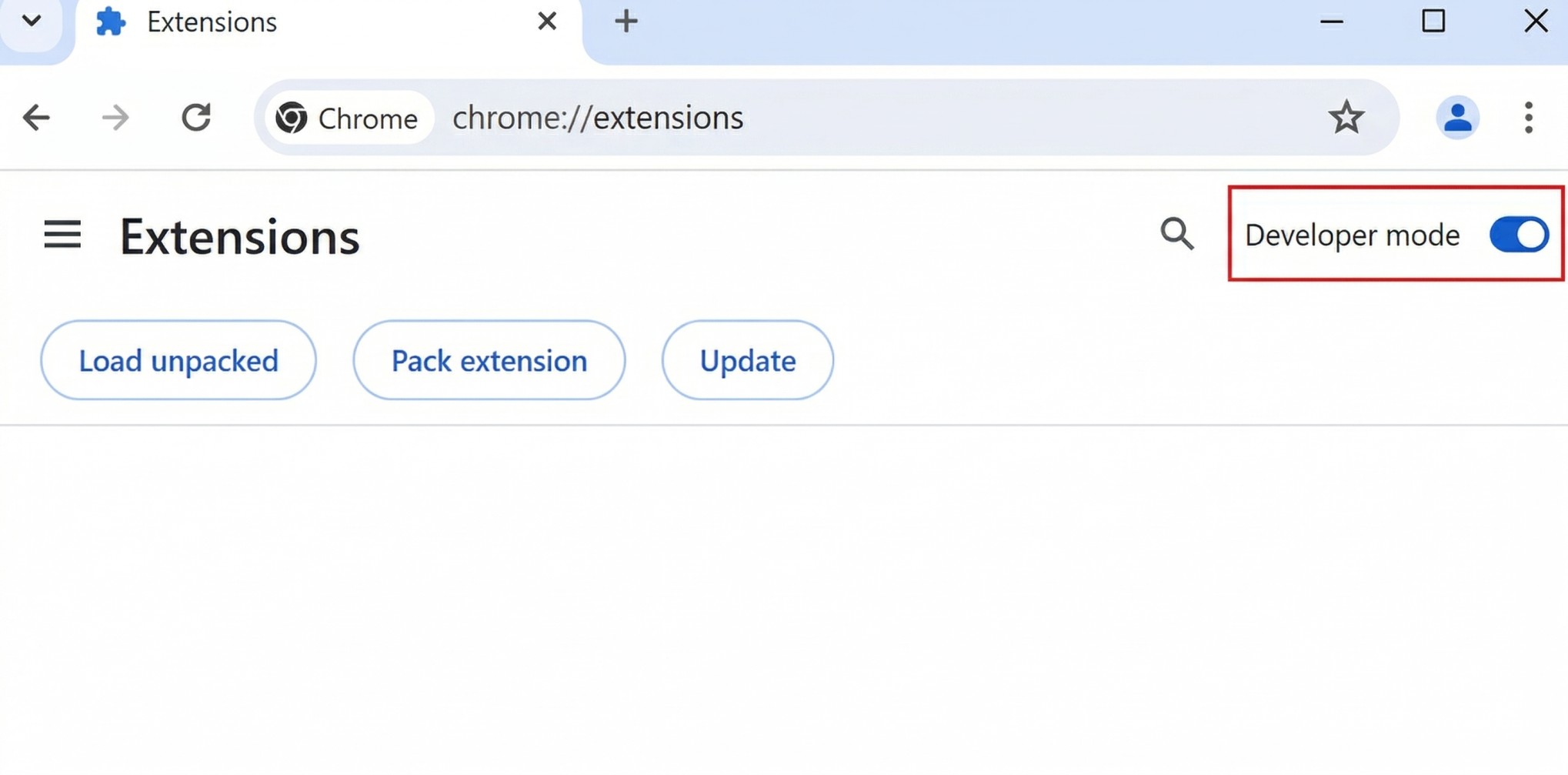 Enable Developer Mode